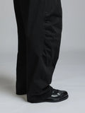The Viridi-Anne Cotton Twill Wide Trousers