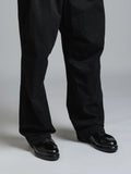 The Viridi-Anne Cotton Twill Wide Trousers
