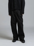 The Viridi-Anne Cotton Twill Wide Trousers