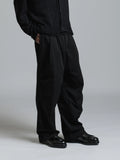 The Viridi-Anne Cotton Twill Wide Trousers