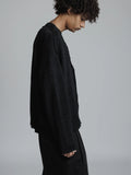 The Viridi-Anne Cotton Linen Snap Button Cardigan