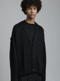 The Viridi-Anne Cotton Linen Snap Button Cardigan