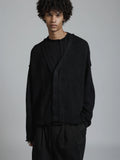 The Viridi-Anne Cotton Linen Snap Button Cardigan