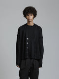 The Viridi-Anne Cotton Linen Snap Button Cardigan