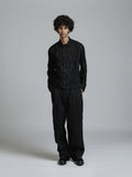 The Viridi-Anne Cotton Twill Wide Trousers