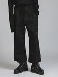 The Viridi-Anne Black Denim Cargo Pants