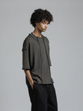 The Viridi-Anne Low Gauge Jeysey SS T-shirt Grey