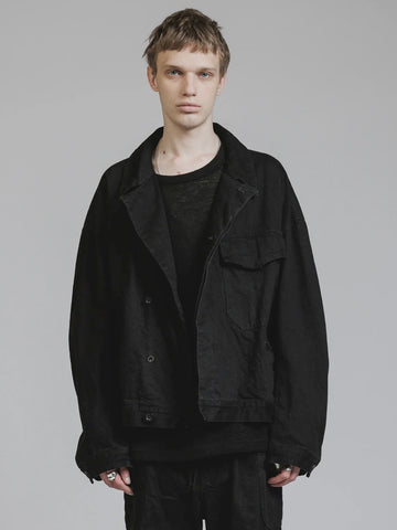 The Viridi-Anne Black Denim Jacket
