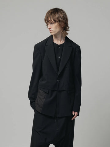 TVA Black Wool Blazer