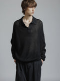 The Viridi-Anne Linen Button Polo
