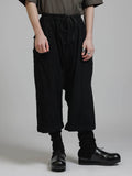 The Viridi-Anne Embroidered Twill Drop Crotch Trousers