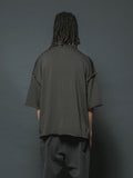 The Viridi-Anne Low Gauge Jeysey SS T-shirt Grey
