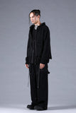 Dhygen Cotton Low Gauge Knit Cardigan Layered Pullover