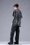 Dhygen Inkjet Print Open Collar Half Sleeve Shirt