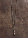 Werkstatt Munchen Fine Chain Safety Pin & Skull