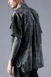 Dhygen Inkjet Print Open Collar Half Sleeve Shirt