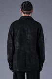 Dhygen Mottled Coated Denim Militarary Jacket