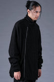 Dhygen Cotton Double Faced High-Neck Long Sleeve Jersey Top