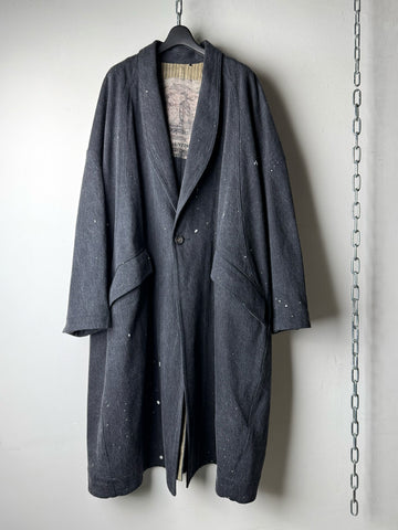 Ziggy Chen Oversized Shawl Collar Coat