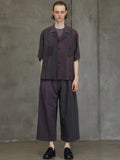 Ziggy Chen Patchwork Short Sleeve Shirt
