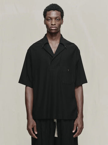 Ziggy Chen Lapel Collar Pocket T-shirt