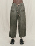 Ziggy Chen Striped Drawstring Trousers