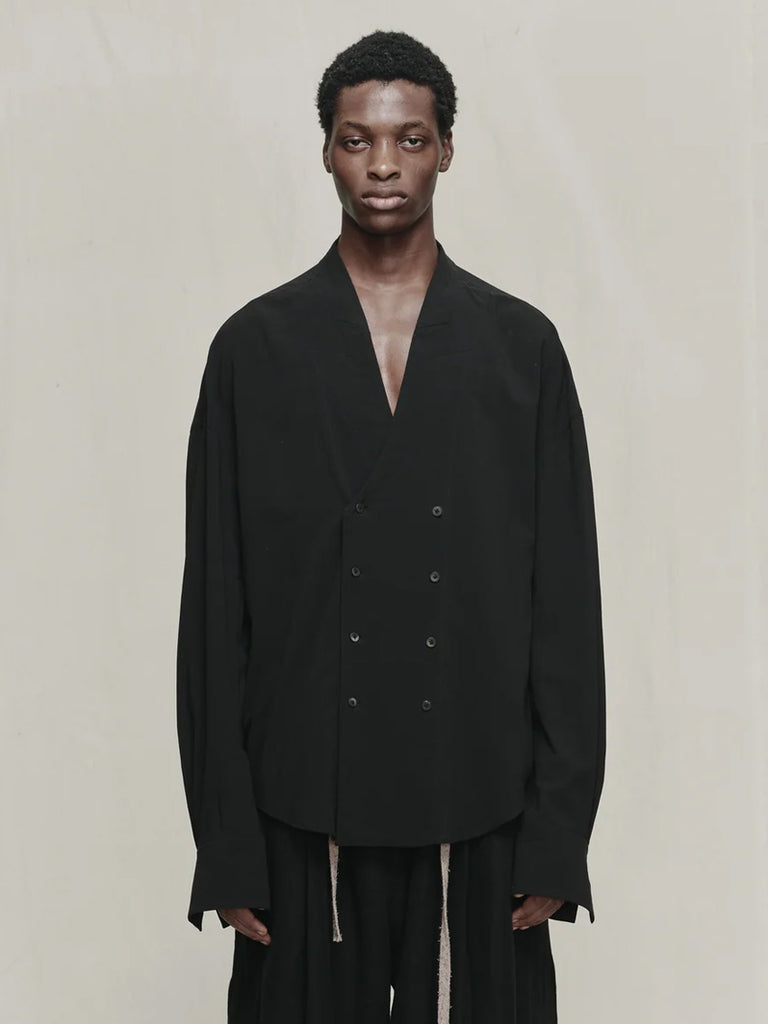 Ziggy Chen Double Breasted Long Blazer