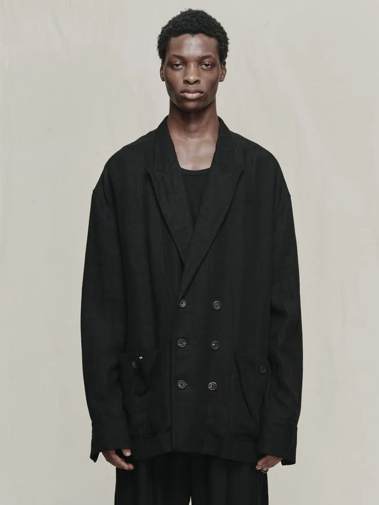 Ziggy Chen Double Breasted Long Blazer