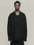 Ziggy Chen Double Breasted Long Blazer