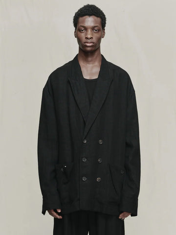 Ziggy Chen Double Breasted Long Blazer