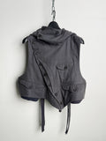 Ziggy Chen Hooded Short Vest