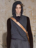 Ziggy Chen Hooded Short Vest