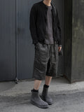 Blackmerle Front Neck Jacket