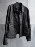 Blackmerle Trucker Jacket Ink Coat