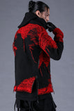 Dhygen Distressed Intarsia Knit Pullover