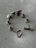 Devil Claw Garnet Death Moth Bracelet