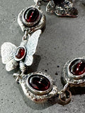 Devil Claw Garnet Death Moth Bracelet