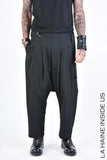 La Haine Inside Us Stretch Low Crotch Fluid Trousers