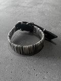 M.A+ Thin Silver Wrapped Wrist Band