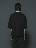 The Viridi-Anne Low Gauge Jersey SS T-shirt Black