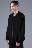 Dhygen Cotton Low Gauge Knit Cardigan Layered Pullover