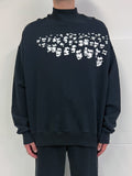 Willy Chavarria Crowd Of Heads Mock neck Sweat