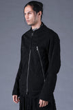 Dhygen Distressed Jacquard Single Rider Jacket