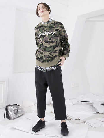 Frommark Relaxed Cropped Trouser Black