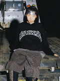 Ajo Seoul Kartell Cotton Knit Hoodie [BLACK]