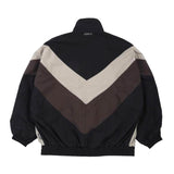 Ajo Star Oversized Windbreaker Jacket Black