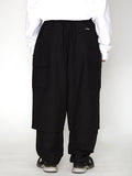 Ajo Oversized Layered Pants [BLACK]
