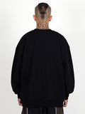 Ajo Purposeful Pockets Oversized Sweatshirt [BLACK]