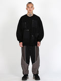 Ajo Purposeful Pockets Oversized Sweatshirt [BLACK]