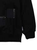 Ajo Purposeful Pockets Oversized Sweatshirt [BLACK]